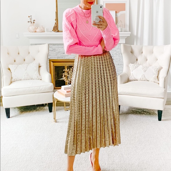 Anthropologie Dresses & Skirts - Anthropologie Natalia Sequined Midi Skirt